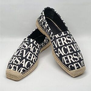 Versace Repeat Logo Espadrilles size 45/us size 12
